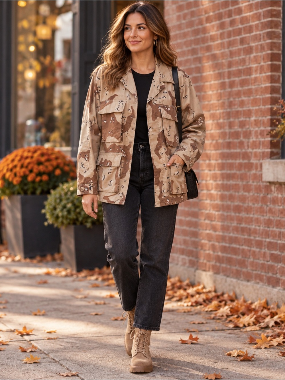 Vintage USGI Chocolate Chip Desert Camo BDU Jacket Medium Short